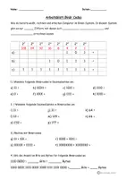 Vorschau - Arbeitsblätter - Arbeitsblatt Binär Codes - Seite 1