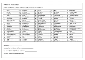 Vorschau - Unterrichtsreihen - Blitzlesen / Blitzlese-Reihe / Blitzlese-Challenge - Deckblatt