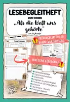 Vorschau - Arbeitsblätter - Lesebegleitheft zu "Als die Welt uns gehörte" von Liz Kessler - Deckblatt