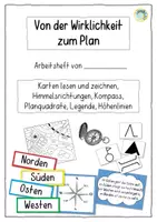 Vorschau - Unterrichtsreihen - Karten lesen, Orientierung, Maßstab, Höhenlinien (Sachunterricht 2.–4. Klasse) - Seite 1