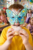 Vorschau - Mal- und Bastelvorlagen - Schmetterlingsmaske zum Ausmalen (Vorschule) - Seite 2
