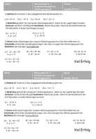 Vorschau - Arbeitsblätter - Klassenarbeit - Grafische Lösungen von Gleichungsssysteme - Deckblatt