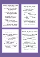 Vorschau - Arbeitsblätter - Deutsch Grammatik-Training: Konjunktiv II, Passiv - Deckblatt