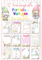Vorschau - Spiele - Materialpaket "Frühling"/ Kamishibai, Projekt, Bilderlotto, Portfolio und Pinnwand-Vorlagen für die Kita - Seite 1