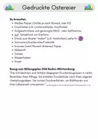 Vorschau - Mal- und Bastelvorlagen - Ostereier drucken - Seite 1