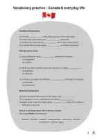 Vorschau - Arbeitsblätter - Canada ZP10 - Vocabulary list and practice B1+ - Seite 3