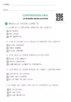 Vista previa - Hojas de trabajo - comprensión oral 3 niveles diferentes - página 3