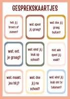 Voorbeeld - Gesprekskaartjes middenbouw - Voorblad