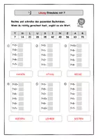 Vorschau - Arbeitsblätter - Einmaleins mit 7 - Selbstkontrolle - Seite 3