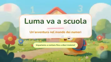 anteprima - Esercizi - Dieci e la decina - La storia di Luma la lumaca - Slide - Pagina 1