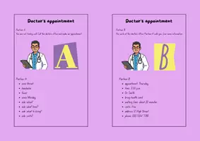 Vorschau - Aufgabenkarten - Kommunikationsprüfung Englisch dialogisches Sprechen Teil 2 - Seite 2