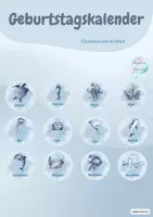 Vorschau - Poster - Geburtstagskalender – Unterwasserwelt mit Meerestieren - Seite 1