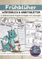 Vorschau - Arbeitsblätter - Frühblüher Wörterbuch mit Arbeitsblättern - Deckblatt