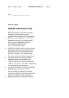 Vorschau - Klassenarbeiten - Klassenarbeit Liebeslyrik Klasse 9 mit sehr detailliertem EWH -Masha Kaléko - Weil du nicht da bist - Seite 2