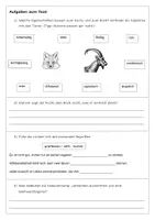 Vorschau - Arbeitsblätter - Der Fuchs und der Bock - Arbeitsblatt - Seite 1