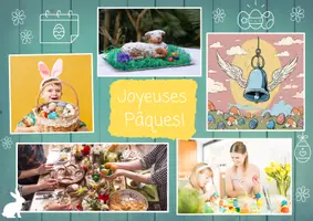 Vorschau - Mal- und Bastelvorlagen - Materialpaket On connaît les traditions! Pâques + Noël - Seite 3