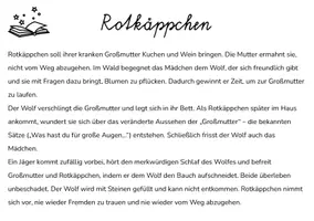 Vorschau - Aufgabenkarten - 24 kompakte Märchenzusammenfassungen - Seite 2