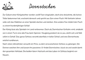 Vorschau - Aufgabenkarten - 24 kompakte Märchenzusammenfassungen - Seite 3