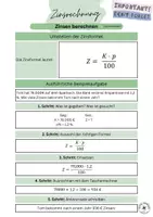 Vorschau - Arbeitsblätter - Zinsrechnung: Zinsen berechnen - Seite 1