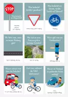 Vorschau - Stationenlernen - Verkehr/Fahrradprüfung - Stop and Swap - 31 Karten/Quiz mit Antworten - Seite 2