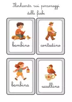 anteprima - Flashcard - Flashcards dei personaggi delle fiabe - Pagina 3
