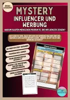 Vorschau - Stundenentwürfe - Mystery - Influencer und Werbung - Deckblatt