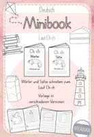 Vorschau - Arbeitsblätter - Minibook - Ch - ch - Wörter und Sätze schreiben - Faltbuch - Deckblatt