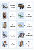 Vorschau - Spiele - Tiere im Winter: Spiele-Bundle (Klammerkarten, Domino und Paar-Zuordnungsspiel) - Seite 2