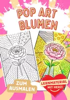 Vorschau - Arbeitsblätter - Pop Art Blumen - Deckblatt