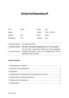 Vorschau - Stundenentwürfe - Geld UB Mathe Unterrichtsentwurf - Seite 2