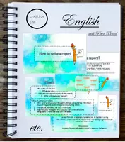 Vorschau - Präsentationen/Tafelbilder - how to write a report - Deckblatt