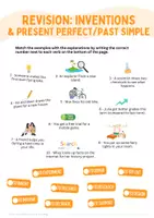 Vorschau - Arbeitsblätter - Revision - Inventions & Present Perfect / Past Simple (passend zu MORE! 3 Unit 8) - Seite 1