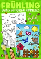 Vorschau - Arbeitsblätter - Der Garten im Frühling - Wimmelbild, Suchbild und Ausmalbild - Deckblatt