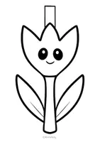 Vorschau - Arbeitsblätter - Lustige Kooperative Frühlingsgirlande zum Ausmalen & Basteln - Kunst im Frühling - Seite 1