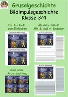 Vorschau - Arbeitsblätter - Materialpaket Gruselgeschichte fächerübergreifend Klasse 3/4 - Seite 3