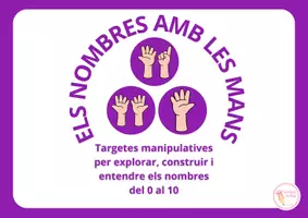 Vista previa - Hojas de trabajo - Els nombres amb les mans👐🏻🔢💜 - página 1