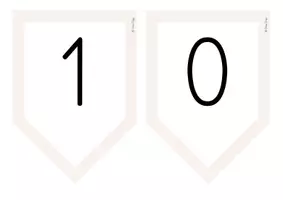 Vorschau - Poster - 100 Tage Schule Wimpelkette - Seite 2