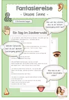 Vorschau - Stundenentwürfe - Die Sinne / Das Auge - Materialpaket - Seite 1