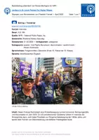 Vorschau - Arbeitsblätter - Aufgaben zu Podcast: Janitors In St. Louis Protest For Higher Wages - Deckblatt