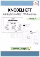 Vorschau - Arbeitsblätter - Knobelheft - Knobelaufgaben - Klasse 3/4 - Deckblatt