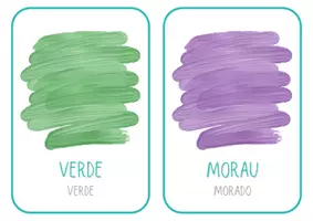 Vista previa - Tarjetas / Manipulativos - Colores asturiano - página 2