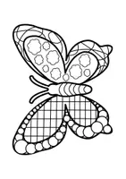 Vorschau - Mal- und Bastelvorlagen - Kunst - PopArt - Fensterbilder- Schmetterling - Seite 2