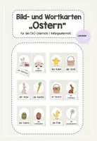 Vorschau - Fördermaterial/Inklusion - Bild- und Wortkarten Ostern/ DAZ/ Anfangsunterricht - Deckblatt