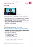 Vorschau - Arbeitsblätter - Aufgaben zu Podcast: Un prodige de la chanson française, Tim Dup, sort son deuxième album - Seite 1