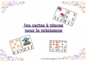 Aperçu - Jeux - Cartes à pinces pour le carnaval - Page 1