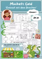 Vorschau - Arbeitsblätter - Miniheft: Geld im ZR 20, "Einkauf mit dem Drachen" - Deckblatt