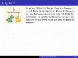 Vorschau - Arbeitsblätter - Aufgaben zum Hebelgesetz für das Tablet - Seite 3