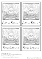 Vorschau - Mal- und Bastelvorlagen - Roter-Panda-Klasse Ostergrüße zum Ausmalen - Seite 2