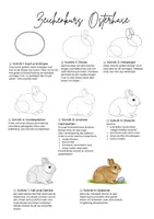 Vorschau - Mal- und Bastelvorlagen - Osterhase zeichnen - Klassenlehrerstunde vor Ostern /Vertretung - Seite 2