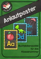 Vorschau - Poster - Buchstabenposter mit Anlautbildern - Deckblatt